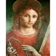 thumbnail image 3 of Pacchiarotto, Giacomo 20x24 Black Modern Framed Museum Art Print Titled - Jesus With Cross and Crown of Thorns - custom crop, 3 of 5