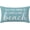 Teal, variant on Decorative Lumbar Pillow Cover 12x20 Inch, All You Need is Love & The Beach Quote, Nautical Hampton Indoor Decor for Sofa Couch Bedroom, Fourth of July Decorations, Navy Blue