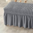thumbnail image 1 of pitrice Long Bench Cover Bench Seat Furniture Chair Cover Dining Chair bench Protector for Living Room Hotel Decor Gray, 1 of 9