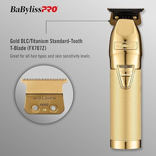 Free Shipping! BaBylissPRO GoldFX Plus All-Metal Lithium Outlining