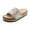 Silver, variant on Women's Boho Slide Sandals Cork Footbed Sandal