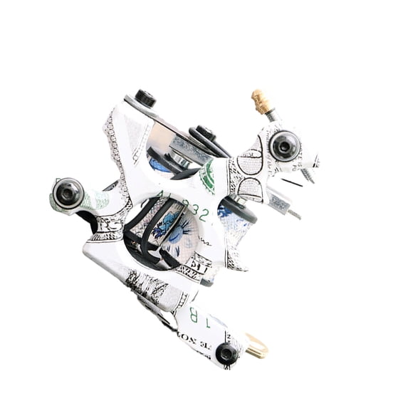 VONKY 10 wraps Professional Alloy Tattoo Machine Copper Coils Shader Tattoo Machine Liner Gun