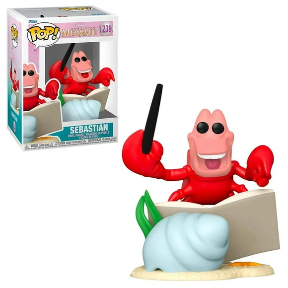 The Little Mermaid Sebastian Pop! Vinyl Figure - Entertainment Earth Exclusive
