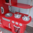 KidKraft Red Vintage Wooden Play Kitchen with Play Phone