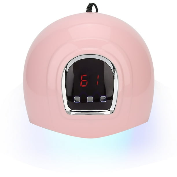 Máquina de secado de gel para uñas BuyWeekMX LED inteligente USB 54W color rosa
