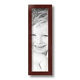 thumbnail image 2 of ArtToFrames 4" x 14" Maple Wood Picture Frame, 4x14 inch Red Wood Poster Frame (WOM-4962), 2 of 7
