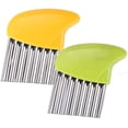 thumbnail image 1 of Stainless Steel Potato Carrot Chip Vegetable Crinkle Wavy Chopper Cutter French Fry Slicer 1 Pack/Set, 1 of 3