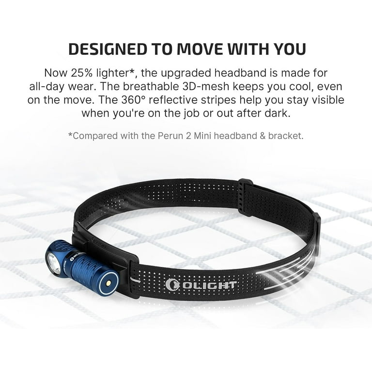 OLIGHT Perun 3 Mini Premium Headlamp 1250 Lumens with Type-C