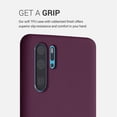 thumbnail image 3 of AIMTYD Étui en Silicone TPU Compatible avec Huawei P30 Pro - Étui Fine avec Finition Douce - Vert Forêt bordeaux violet, 3 of 7