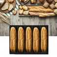 thumbnail image 2 of Fyydes Silicone Breathable DIY Bread Baking Tray French Bread Pan Baking Mold for Home Use, Baking Tray, French Bread Mold, 2 of 10
