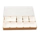 thumbnail image 2 of Caja de almacenamiento de piezas de reloj Organizador portátil Caja de accesorios de reloj multiusos Caqui, 2 of 9