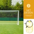 thumbnail image 3 of WASHWEPE Soccer Practice Football Target Net Yellow Polyester For Distance Control Practice 1Set for Fan Gear, 3 of 7