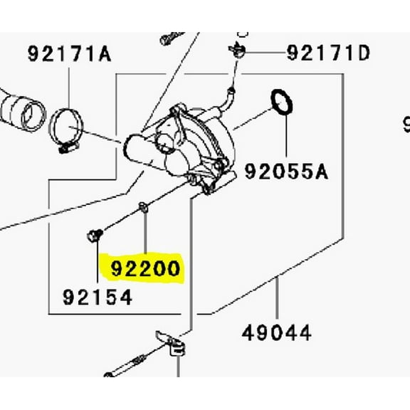 Kawasaki OEM Coolant Drain Plug Washer Concours ZX-14R 92200-0498