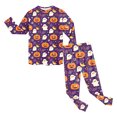 thumbnail image 6 of Enyan Boys Halloween Pajamas Long Sleeve Pumpkin/Ghost Pjs Set Kid Toddler Jammies Sleepwear Loungewear Set Halloween Pajamas Kids(6-7 Years), 6 of 7