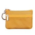 thumbnail image 2 of Coin Purse for men, Leather Zipper Change Purse Slim and Portable Coin Pouch for Daily Use Small Purses for Women, 2 of 4