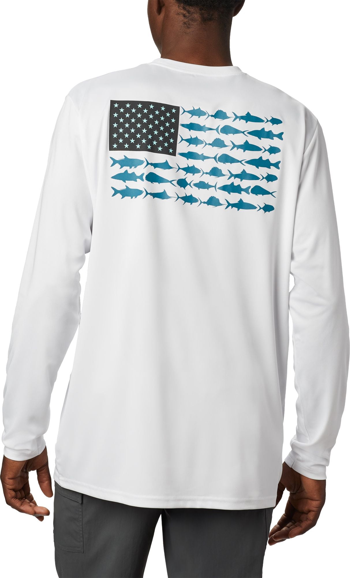 Columbia Columbia Men's Terminal Tackle PFG Fish Flag Long Sleeve