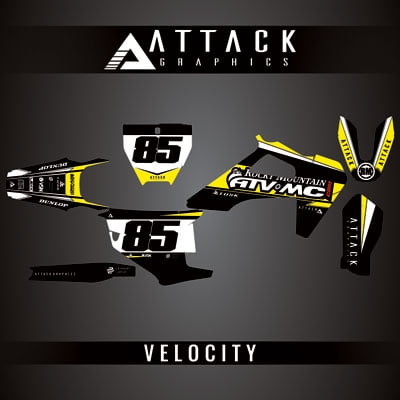Attack Graphics Custom Velocity Complete Bike Graphics Kit for Husqvarna TX 300 (Fuel Injected) 2022