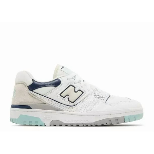 New Mens New Balance 550 Shoes White Winter Fog Navy BB550WCA Size 11.5