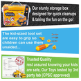 thumbnail image 4 of Take Apart Toys | Toddler DIY Assembly Truck| Construction Grapple Toy with Screwdriver and Tool, Construction Engineering Building Toys Gifts for Boys & Girls Age 3yr-6yr, 4 of 5