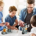 thumbnail image 5 of 13-in-1 DIY Solar & Battery-Powered Educational Robot Kit for Kids 7-14: Build 13 Fun Configurations with Dual Power Sources, Durable Plastic Construction, and Compact Design for Learning & Play, 5 of 5