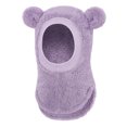 thumbnail image 2 of Cethrio Toddler Girls Plush Balaclava Hats, Full Head Cover Neck Windproof Fuzzy Warm Kids Winter Ski Mask Size 6M-3 Years Purple, 2 of 5