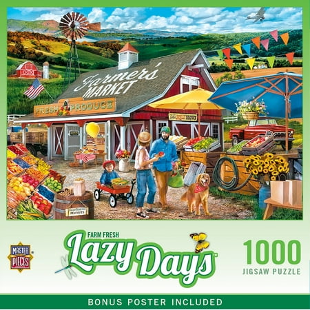 Lazy Days - Farm Fresh 1000 Piece Puzzle