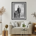 thumbnail image 4 of Historic Framed Print, [Sgt. John Denny, full-length portrait, standing, facing front], 17-7/8" x 21-7/8", 4 of 9