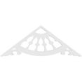 thumbnail image 4 of Ekena Millwork 48"W x 18"H x 1"P (9/12) Pitch Wagon Wheel Architectural Grade PVC Gable Pediment, 4 of 5