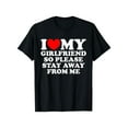 thumbnail image 1 of [100% Cotton] i Love My Hot autistic Girlfriend Cute Couple Gift T-Shirt, 1 of 6