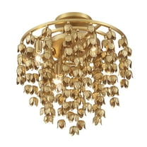 Minka Lavery 3965 Ashgrove 6 Light 21" Wide Semi-Flush Ceiling Fixture - Brass