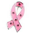 thumbnail image 2 of Women Pink Ribbon Brooch Pin Decorations Celebration Charity Hats Backpack Lapel, 2 of 8