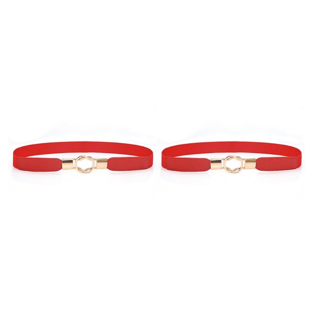 Minnieouse Cinturón de cintura elástico Universal correas de cuero con hebillas regalos del Día de San Valentín cinturones de accesorios de Type5 NO5