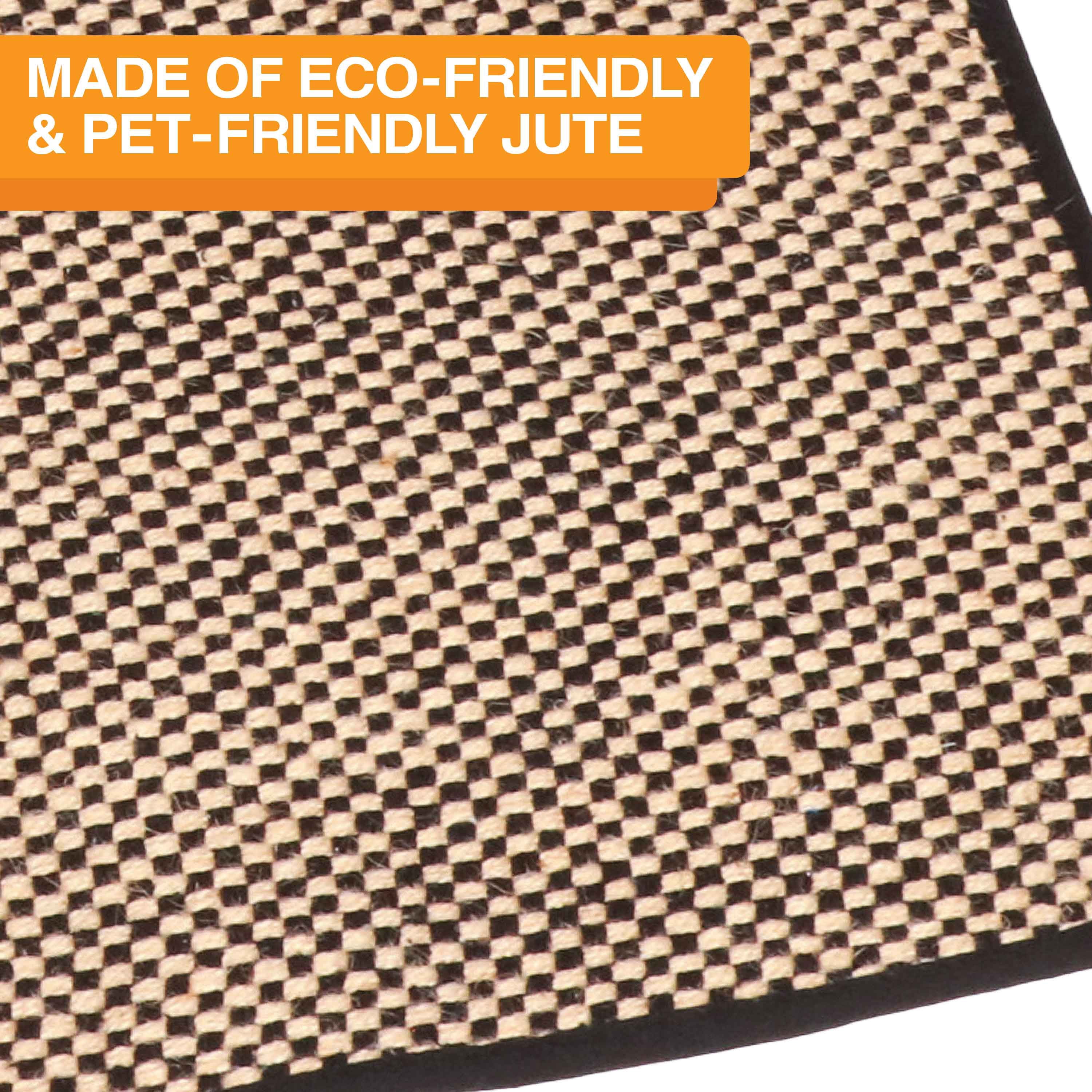 Neater Pets Jute Litter Trapping Mat, Checkered, 24" x 36"