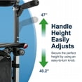 thumbnail image 4 of Lumex Upright Walker - Graphite, 4 of 6