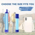 thumbnail image 4 of 1pc Outdoor Water Filter, Personal Straw Water Filtration System, Emergency Survival Water Purifier for Camping Hiking Climbing Backpacking, 4 of 9