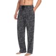 thumbnail image 4 of Top-kevin Multicolor-camo Black Men's Pajama Bottoms Pants for Men Soft Men's Separate Bottoms Lounge Pants, 4 of 11