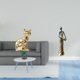 thumbnail image 2 of Adorno de chimenea con escultura de gato, figura decorativa de mujer tribal africana, ligera, artesanal, arte femenino, decoración para el hogar y hot, 2 of 8
