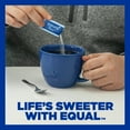 thumbnail image 4 of Equal Coffee and Tea Sweetener Sugar Free Sweetener with No Calories Artificial Sugar Replacement Sweetener, 250ct, 4 of 12