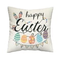 thumbnail image 2 of Easter Savings! Boovnll Easter Pillow Covers 18x18", Cute Easter Bunny Printing Easter Pillow Covers for Home, Bedroom, Living Room, Couch, Sofa, Party Decor, Easter Decorations, 2 of 6