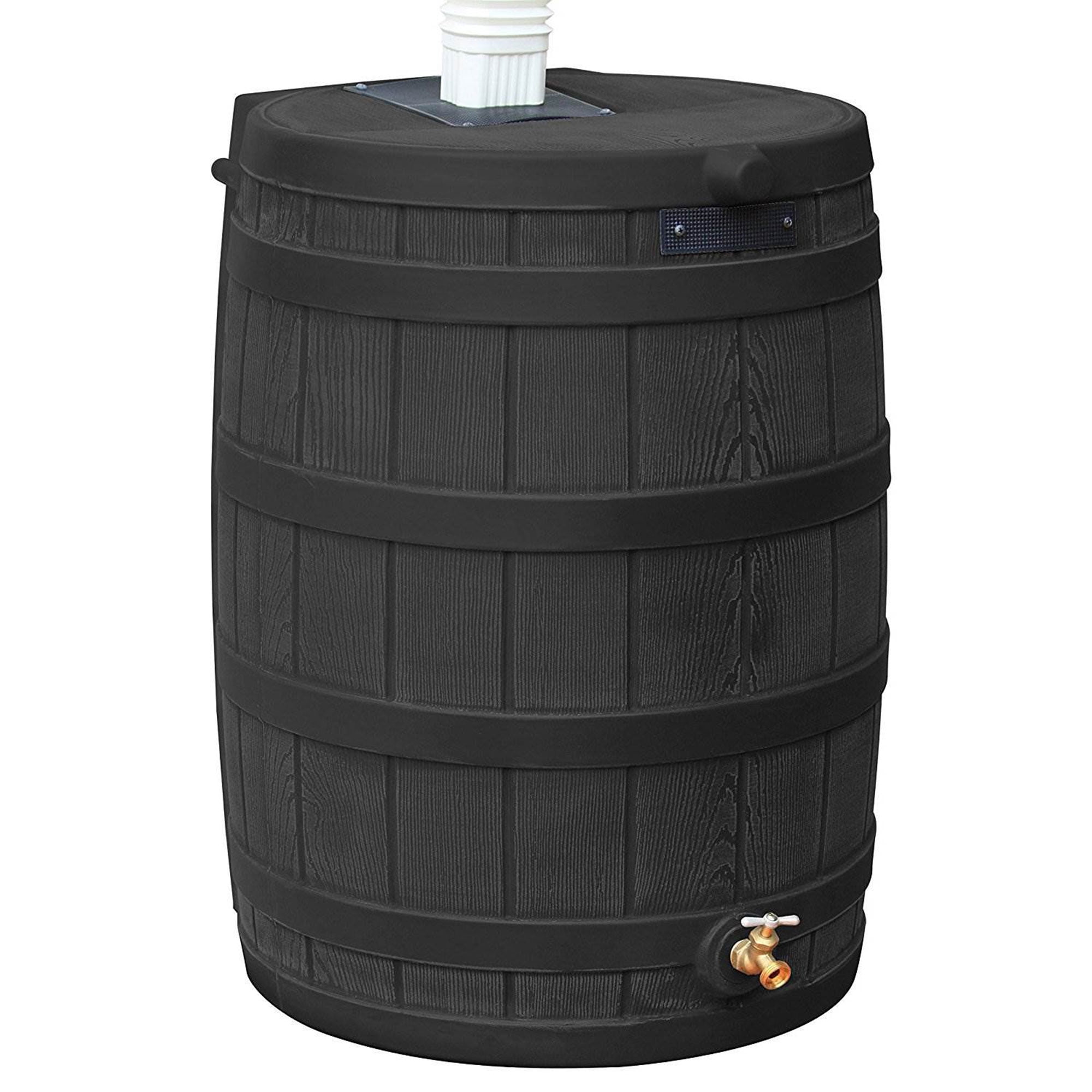 Good Ideas Rain Wizard 50 Gallon Plastic Barrel Water Collector, (3 Pack)
