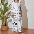 thumbnail image 5 of Large Size Chemical Elements Long Sleeved Dress Women Dress for Parties Elegant Chic Evening Dresses, 5 of 7