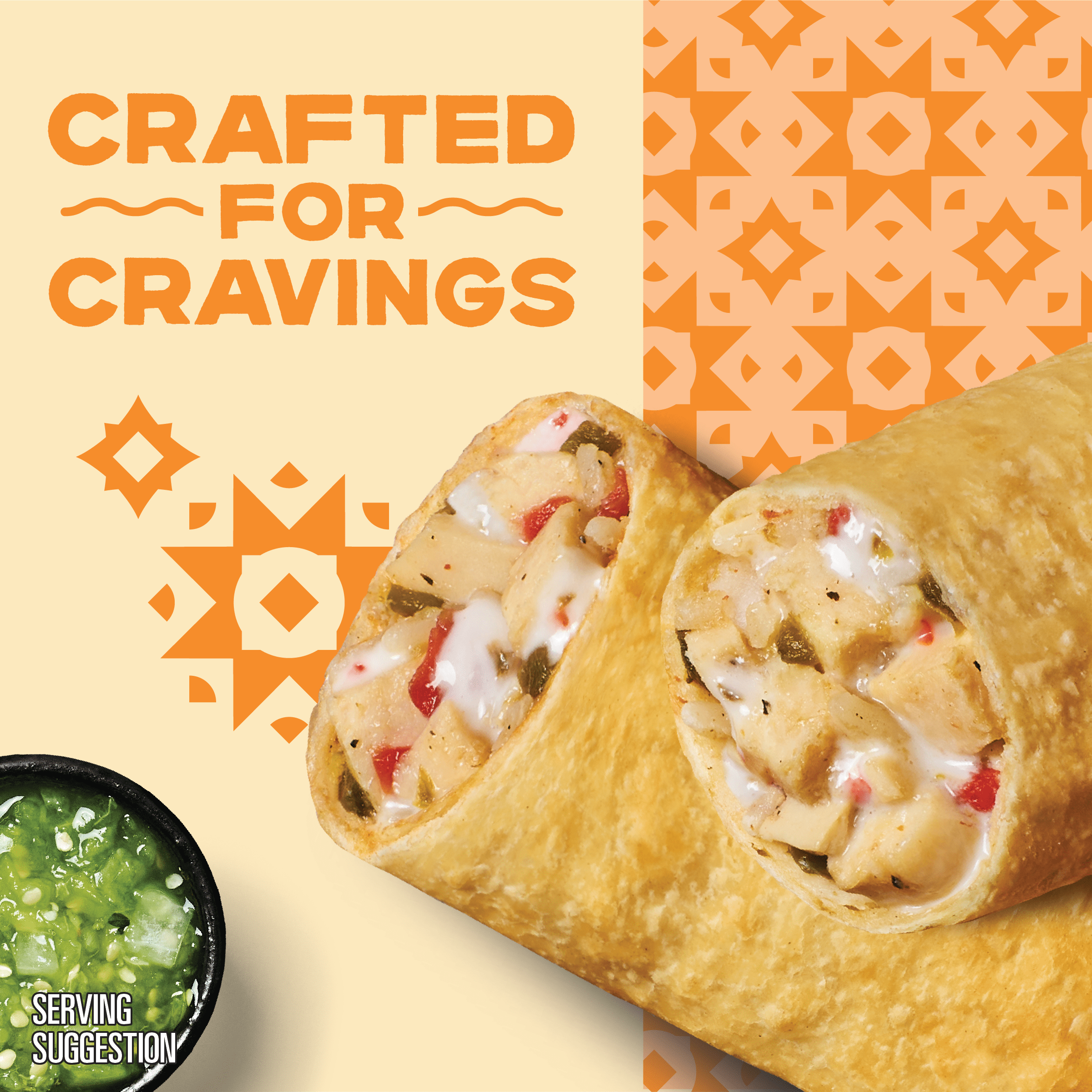 El Monterey Signature Chicken and Cheese Chimichangas, 54 oz, 12 Count (Frozen)