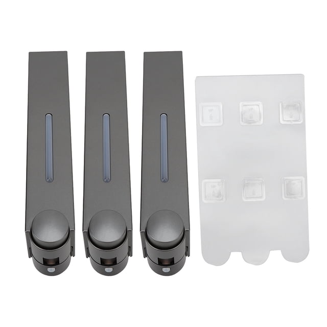 Dispensador de jabón tipo barra trasera, jabón líquido montado en la pared Dispensador de champú para manos montado en la pared Dispensador de jabón montado en la pared Calidad superior