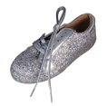 thumbnail image 1 of Wyzesi Espadrilles Rouges pour Femmes en Cuir Chaussures à Paillettes Grande Taille pour Femmes Lacets avant Commerce Extérieur Chaussures Plates Tête Ronde Bas Sport Mode Tendance, 1 of 9