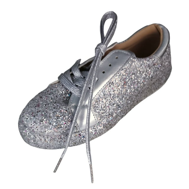 Wyzesi Espadrilles Rouges pour Femmes en Cuir Chaussures à Paillettes Grande Taille pour Femmes Lacets avant Commerce Extérieur Chaussures Plates Tête Ronde Bas Sport Mode Tendance