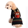 thumbnail image 2 of Methold Suéter navideño para mascotas, cuello alto, jerséis cálidos de invierno con dibujos animados, ropa de punto Adorable S/M/L Ropa para mascotas, 2 of 6