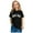 Black, variant on Piuwrlz 3 Years Toddler Short T Shirt Sleeve Girls Red T-Shirt Cotton Crew Neck Shirt Top Red Size 3 Years