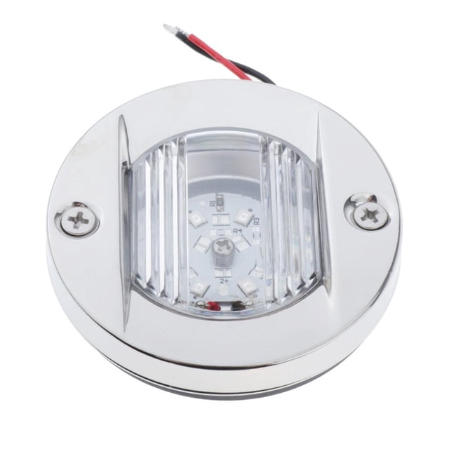 Luz de Navegación shamjiam LED Azul inoxidable Montaje en Espejo de popa