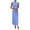 Blue, variant on Women's Satin Dress Elegant Sleeveless Mock Neck Cocktail Party Maxi Dresses