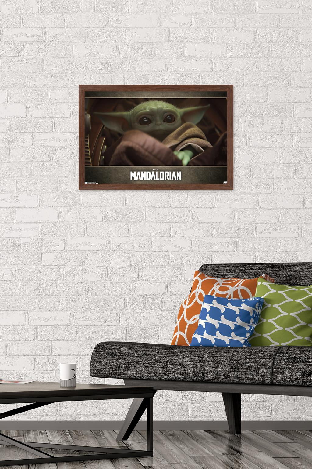 Star Wars: The Mandalorian - Eyes Wall Poster, 14.725" x 22.375", Framed